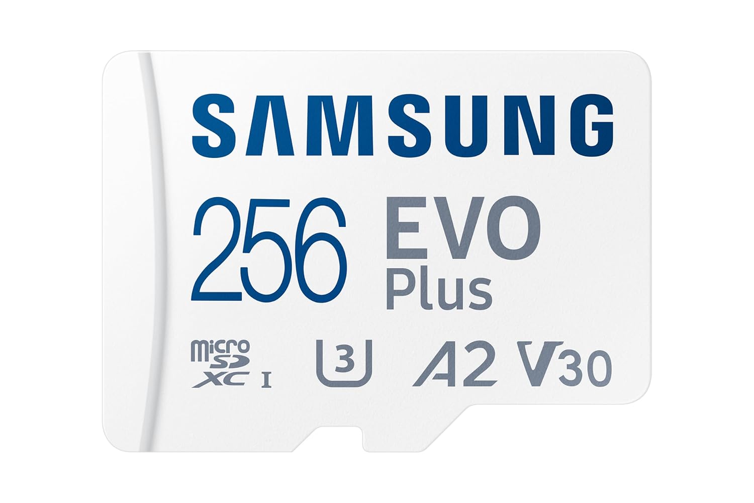 Samsung evo plus 256gb micro w/sd adaptor sdxc, up-to 160mb/s, expanded storagefor gaming devices, android tablets and smart phones, memory card